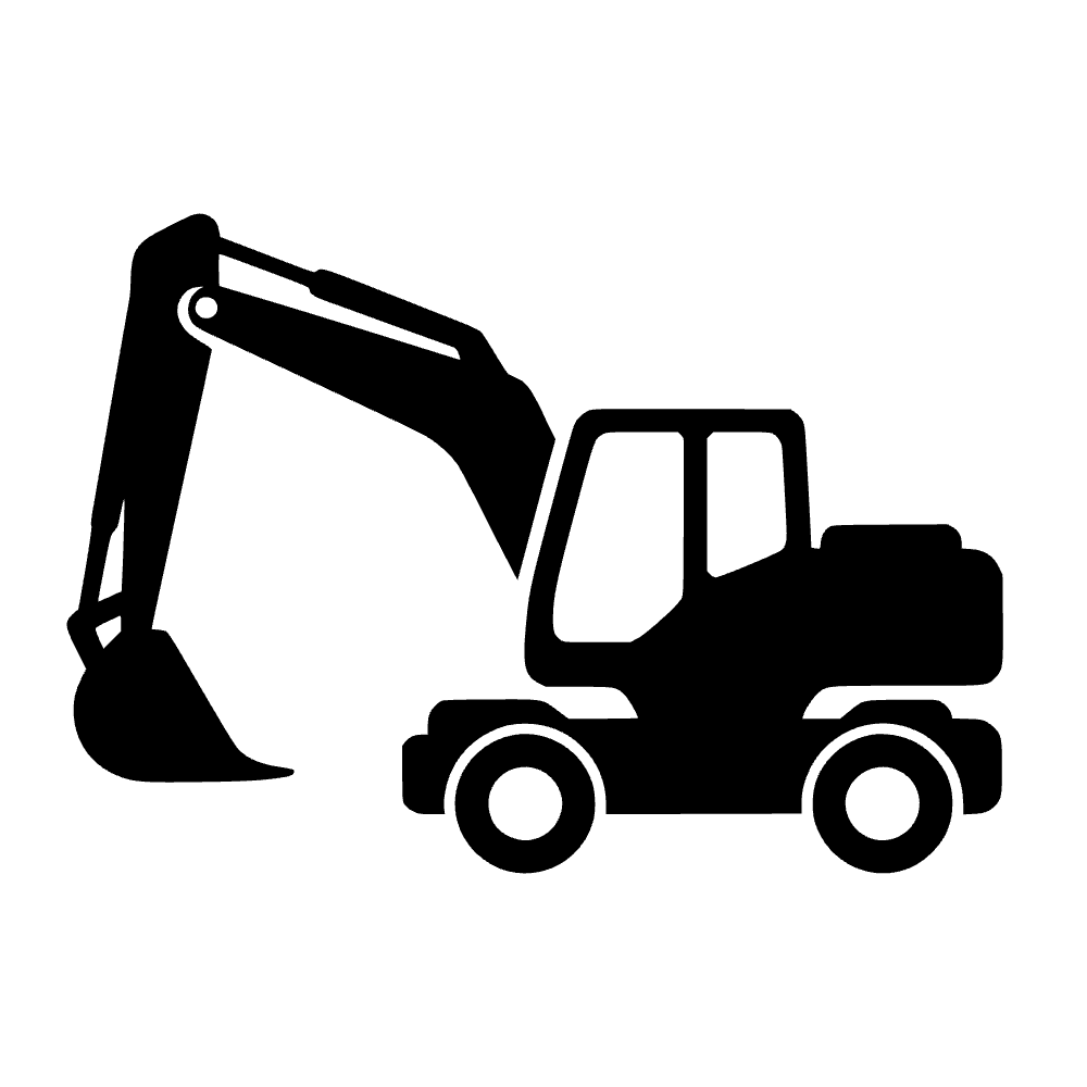 Ícono de excavadora — archivo SVG