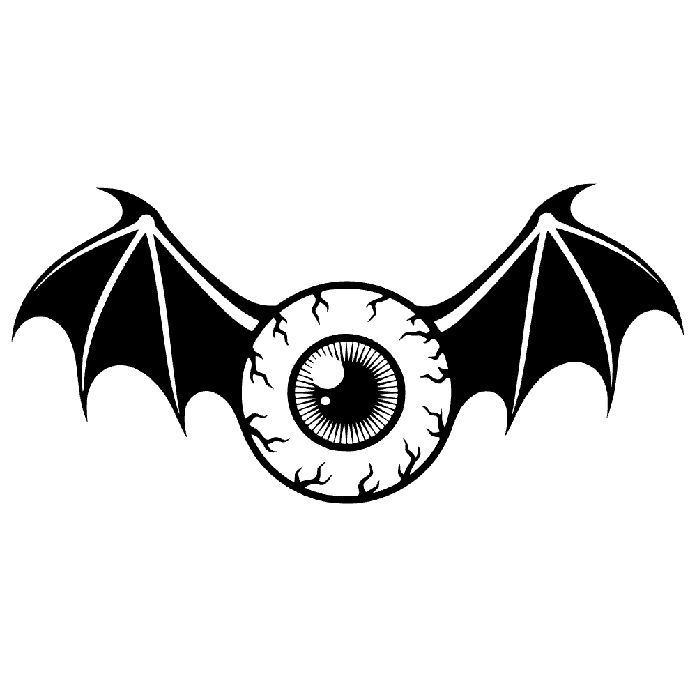 Eyeball Bat Wings SVG cut file preview