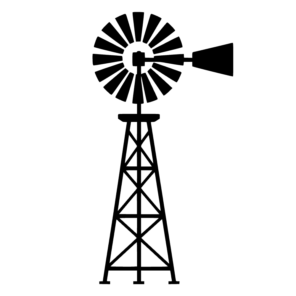 Molino de viento de granja — archivo SVG