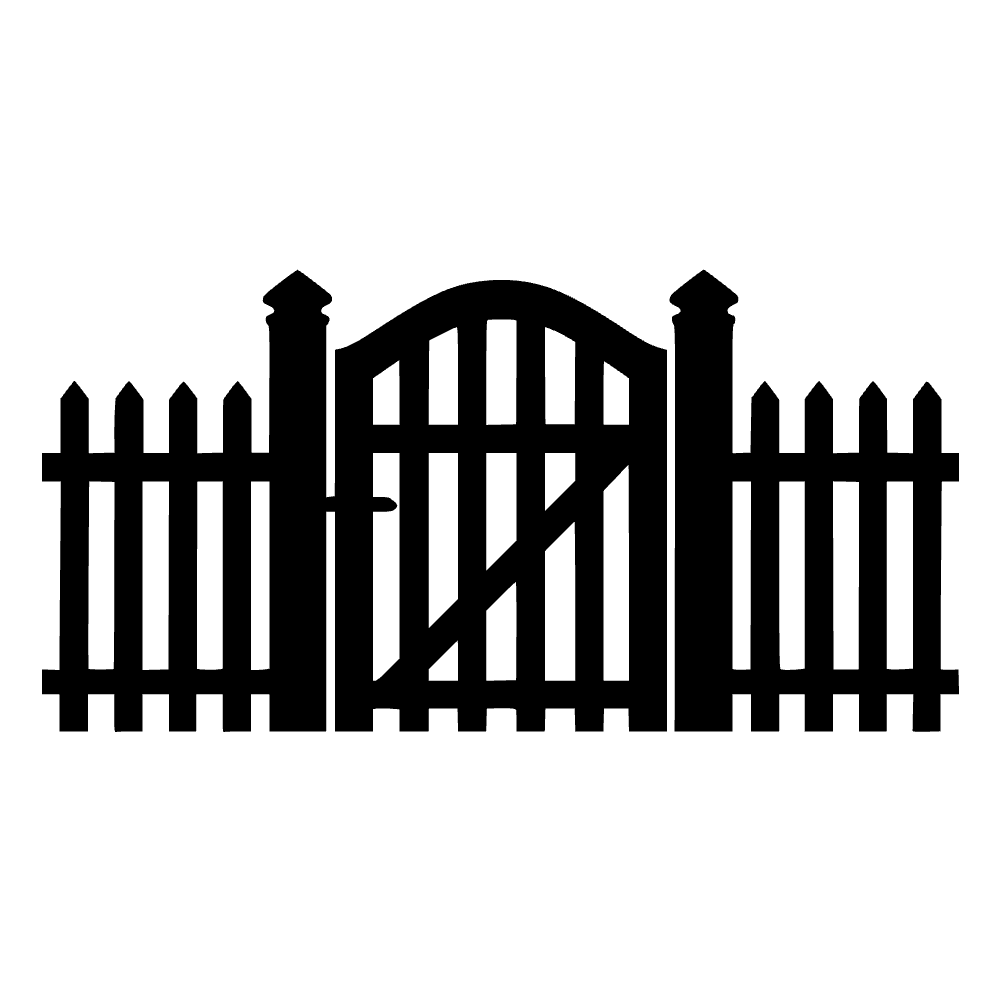 Puerta de cerca — archivo SVG