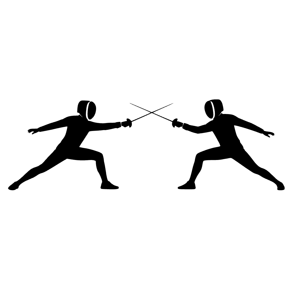 Duelo de esgrima — archivo SVG