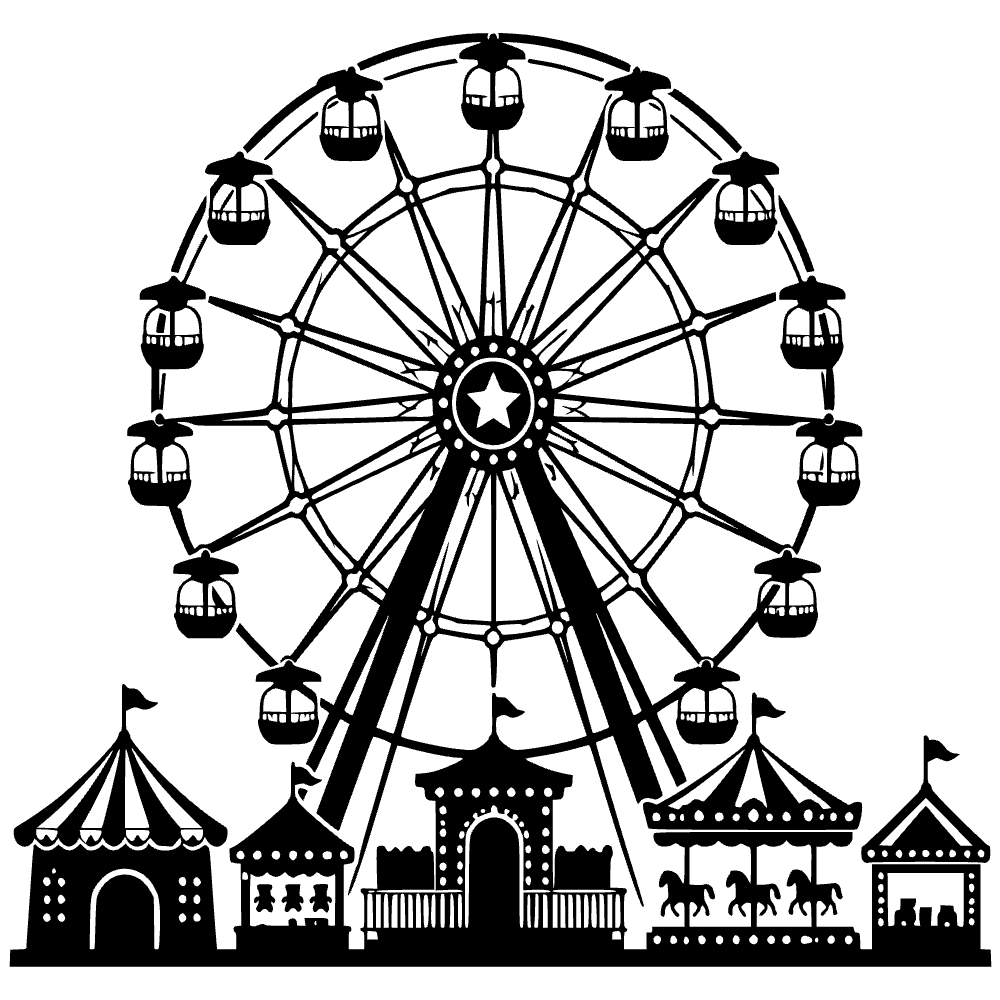 Rueda de la fortuna majestuosa — archivo SVG