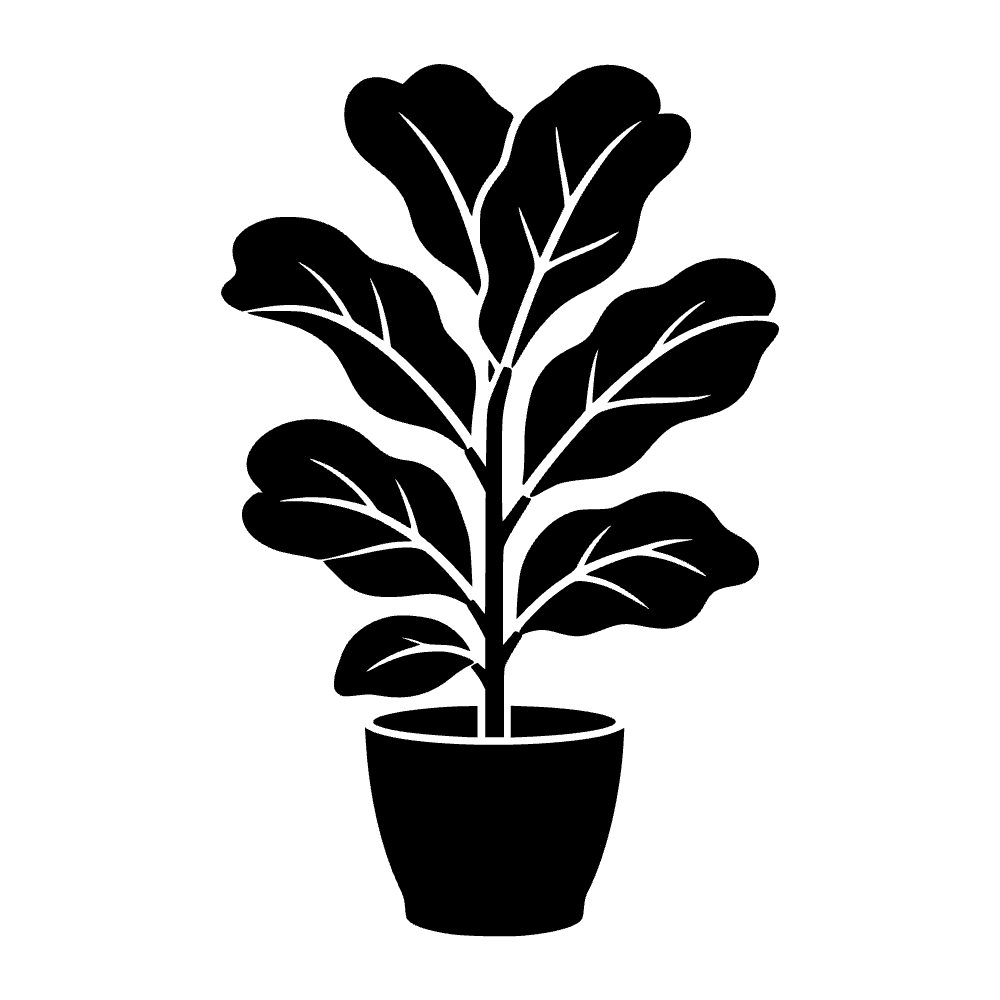 Higuera de hoja de violín — archivo SVG