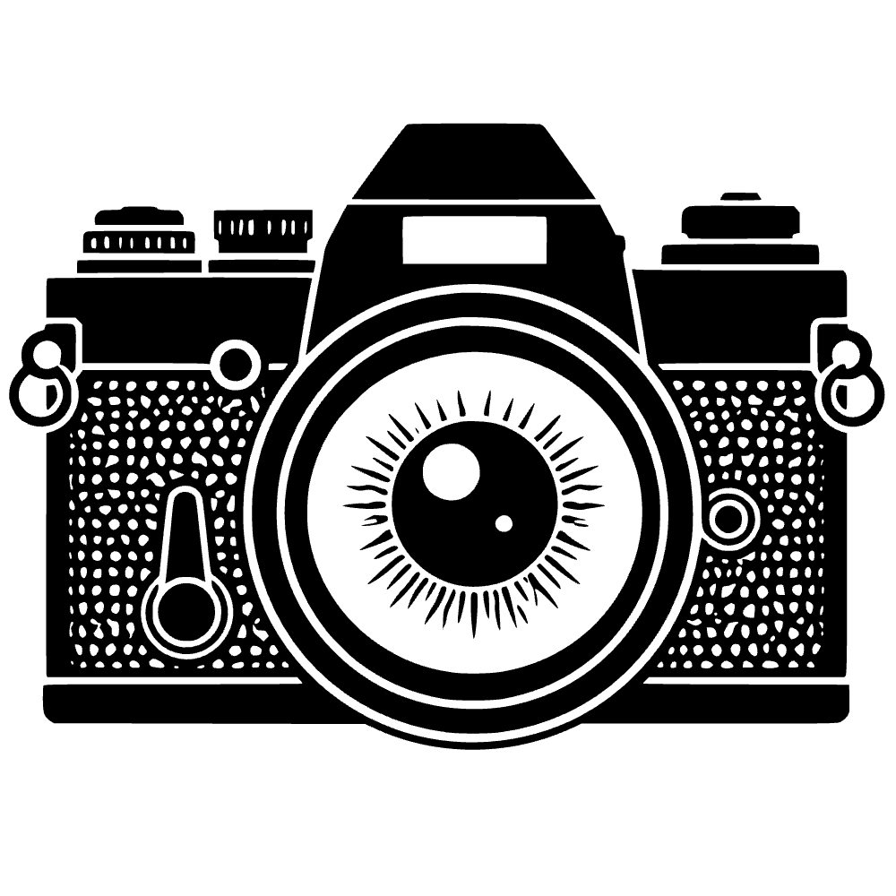 Ícono de cámara de cine ojo — archivo SVG