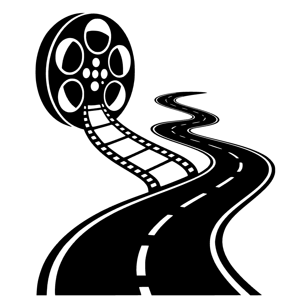 Carrete de película desenrollándose — archivo SVG