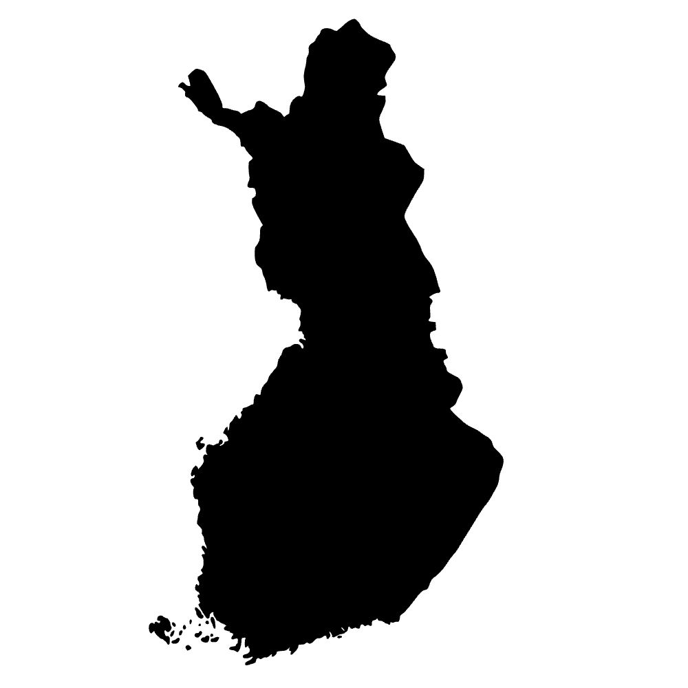 Mapa de Finlandia — archivo SVG