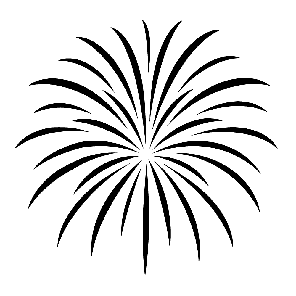 Explosión de fuegos artificiales — archivo SVG