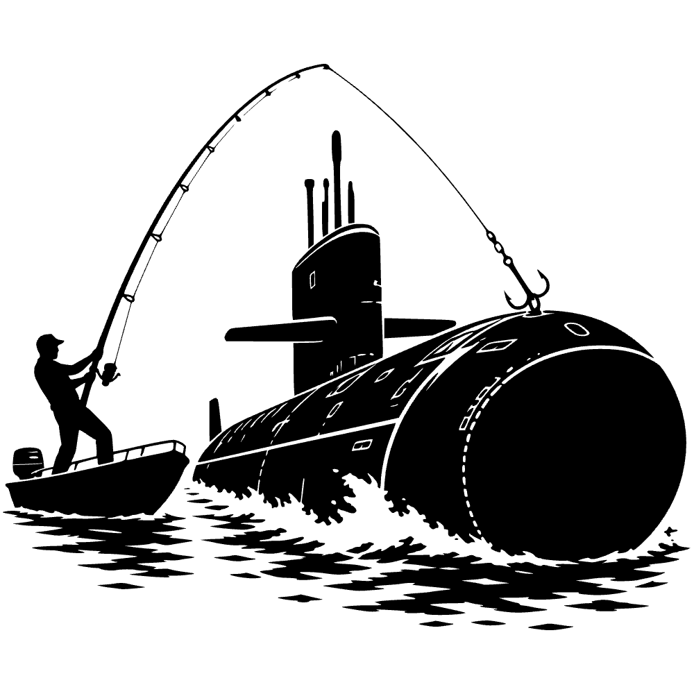 Fishing Rod Hooking Icon SVG SVG cut file preview