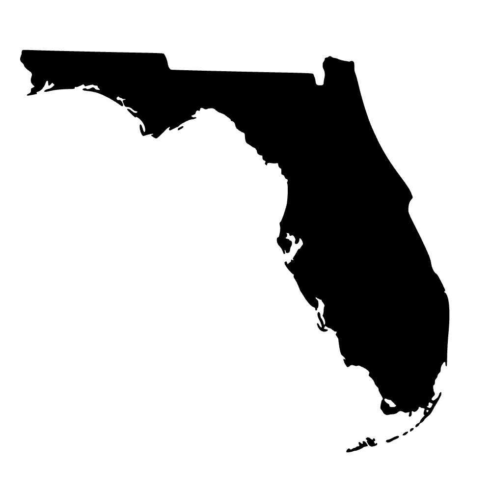 Mapa de Florida — archivo SVG