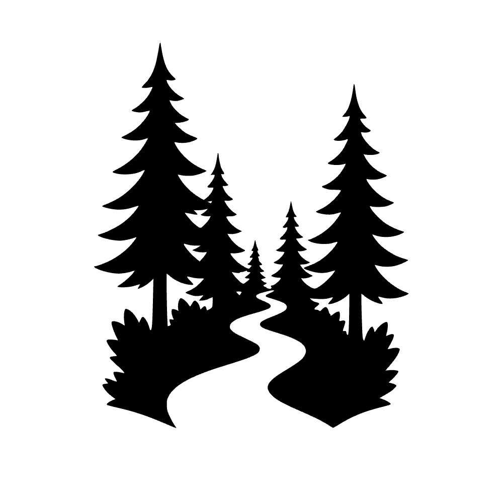 Sendero en el bosque — archivo SVG