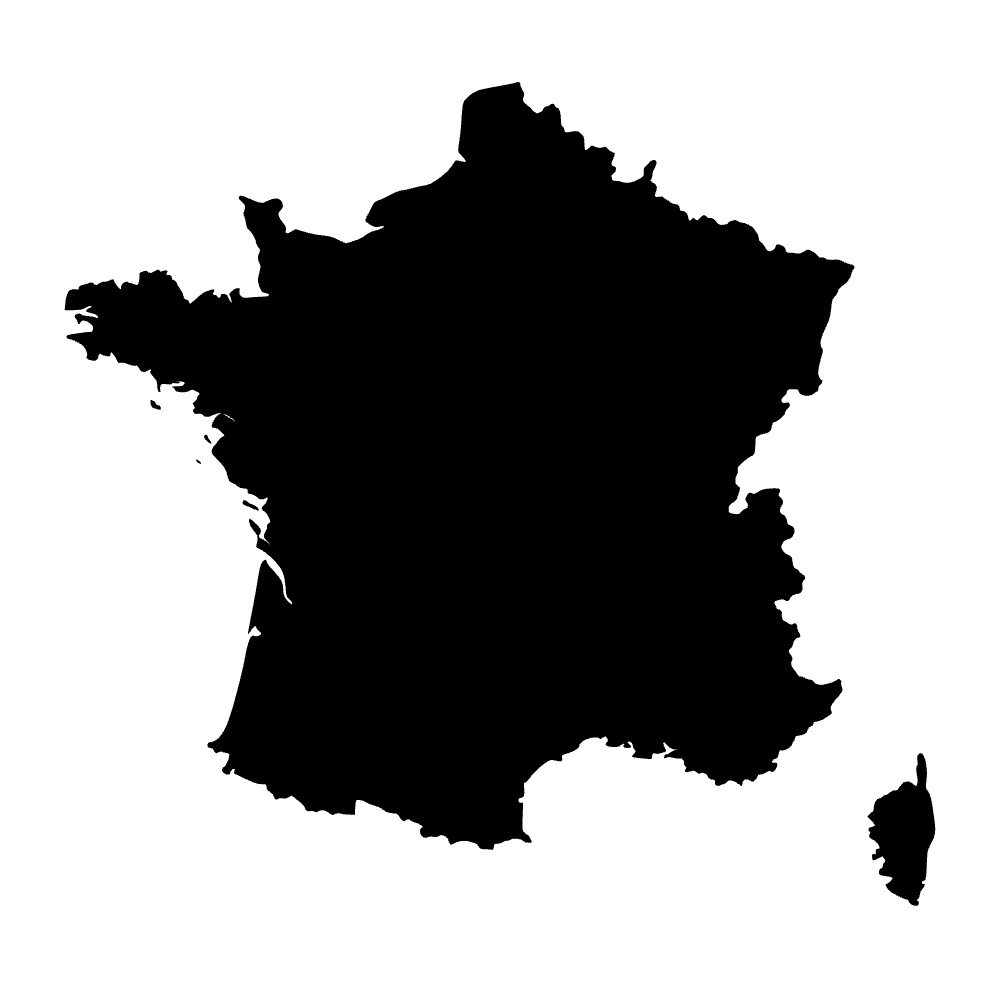 Mapa de Francia — archivo SVG