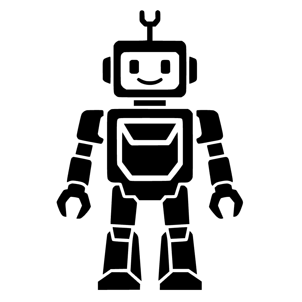 Robot amigable cuadrado — archivo SVG
