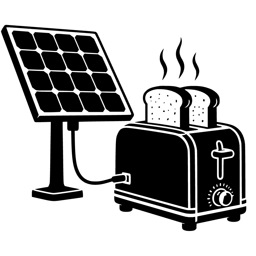 Futuristic Solar Panel Icon SVG SVG cut file preview