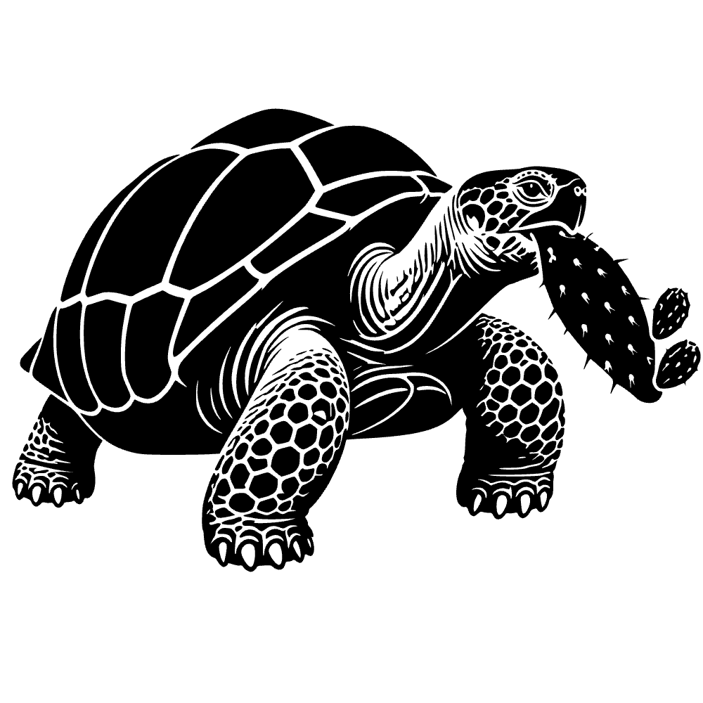 Tortuga gigante de Galápagos — vista previa del archivo SVG