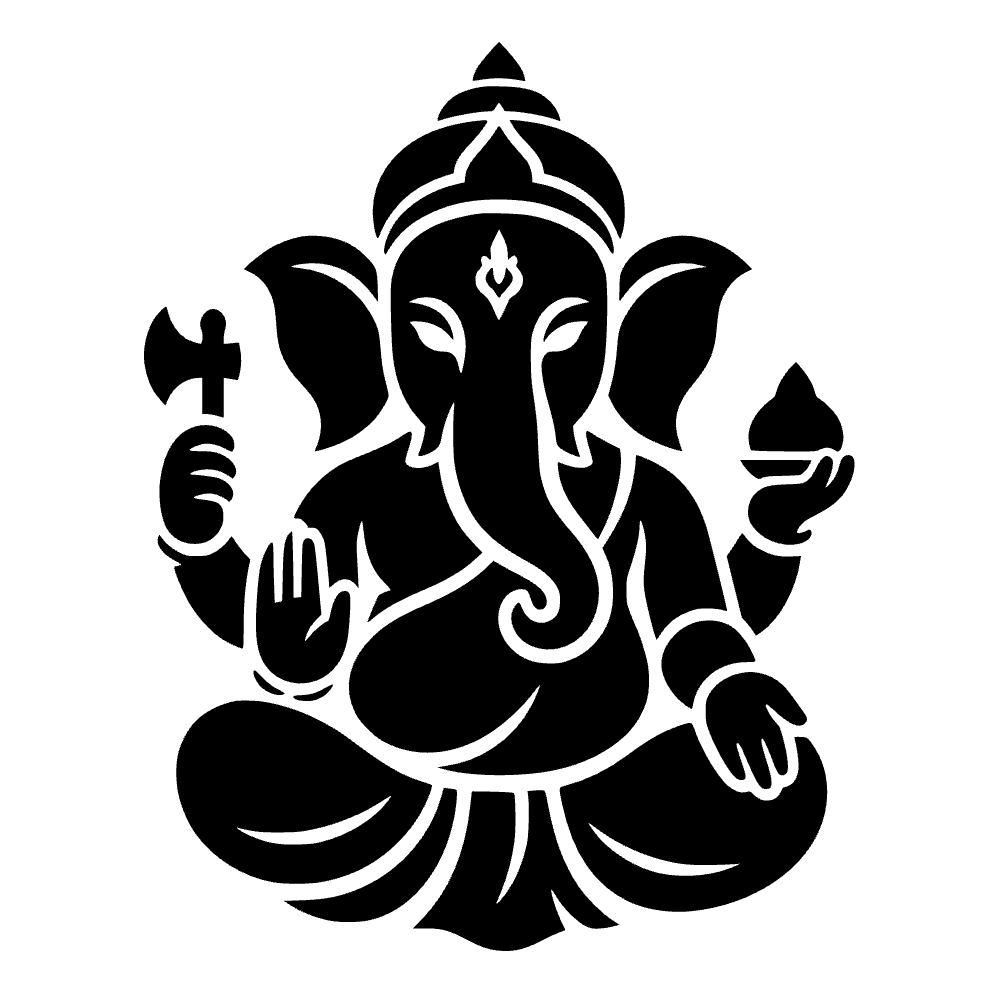 Figura de Ganesha sentado — archivo SVG
