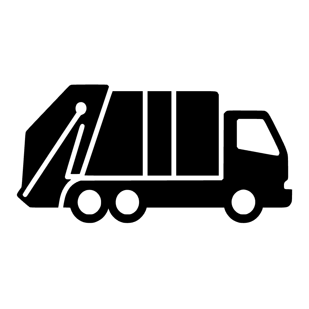 Camión de basura — archivo SVG