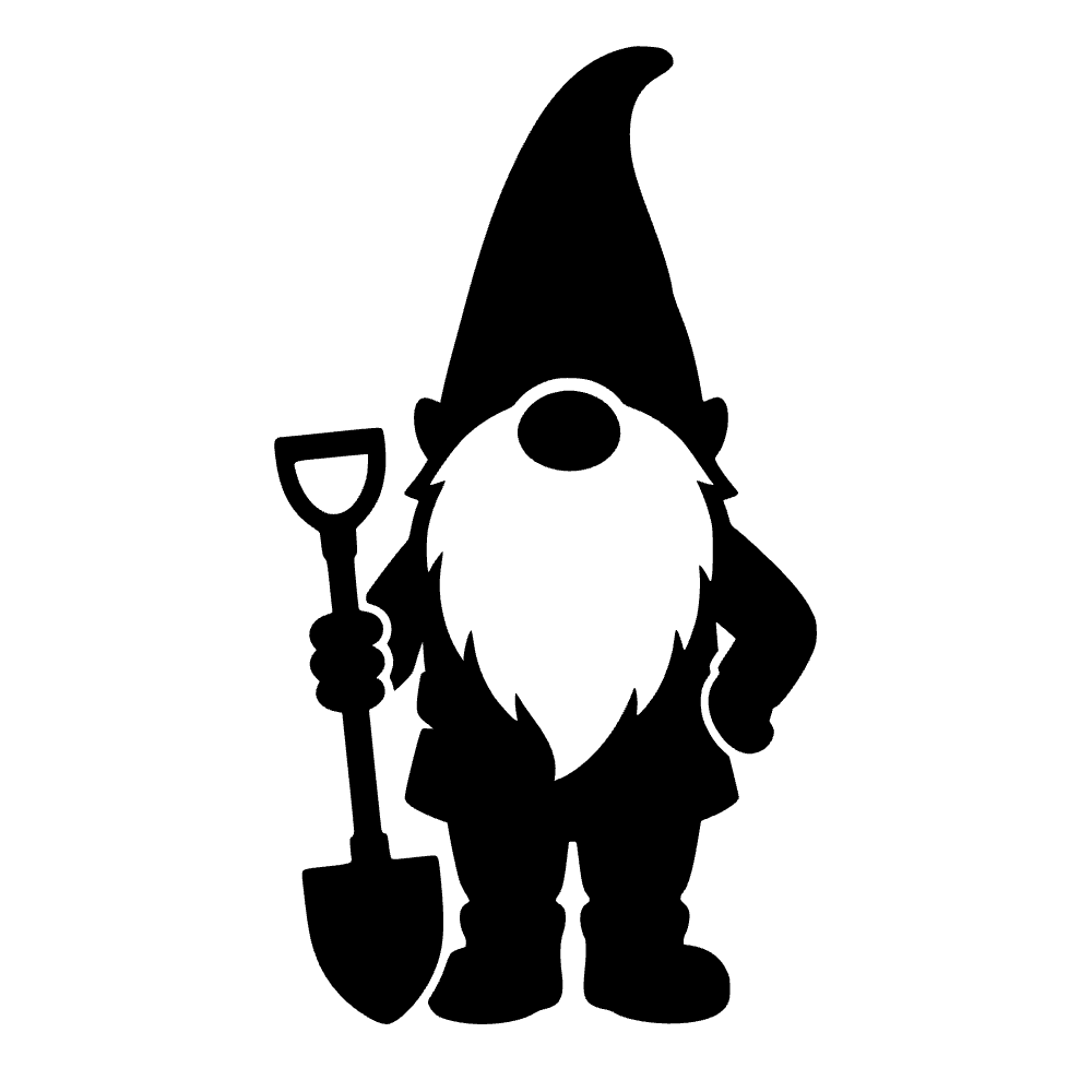Gnomo de jardín — archivo SVG