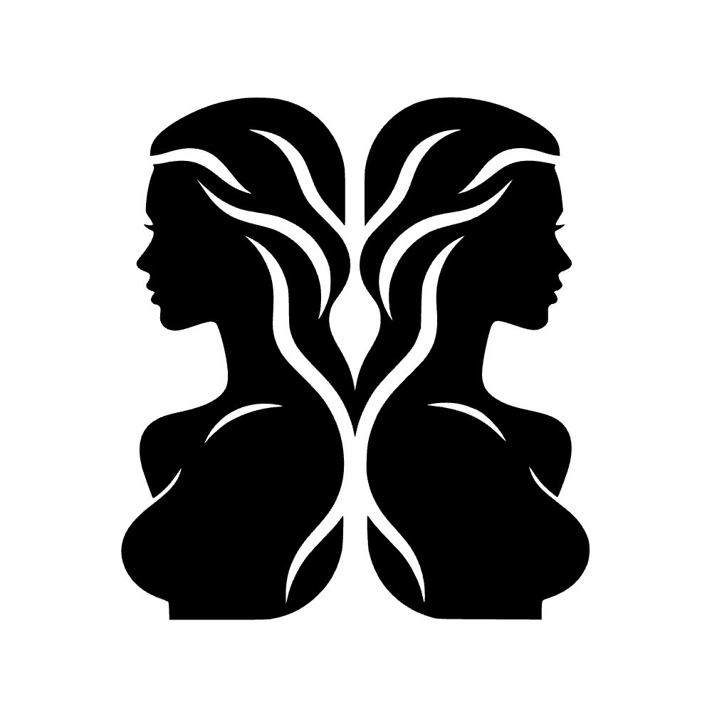 Signo zodiacal Géminis — archivo SVG