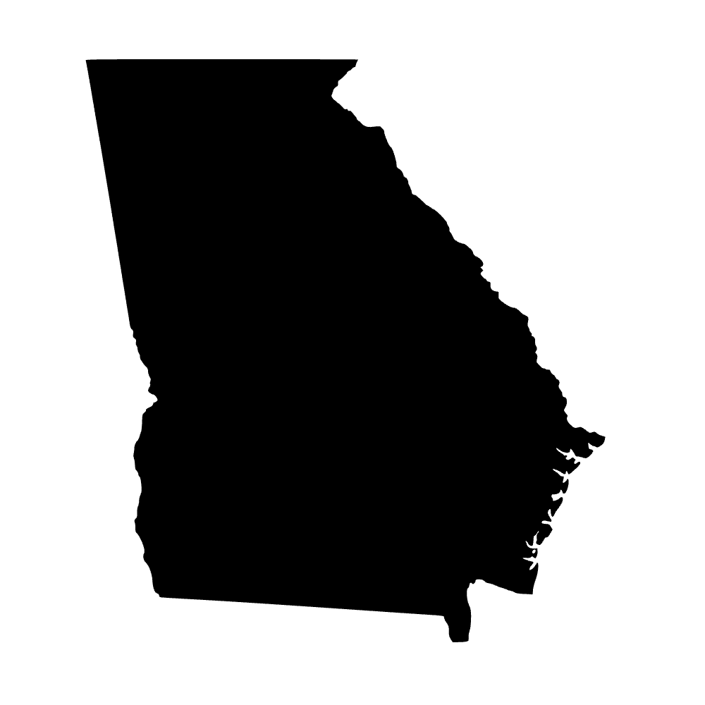 Mapa de Georgia — archivo SVG