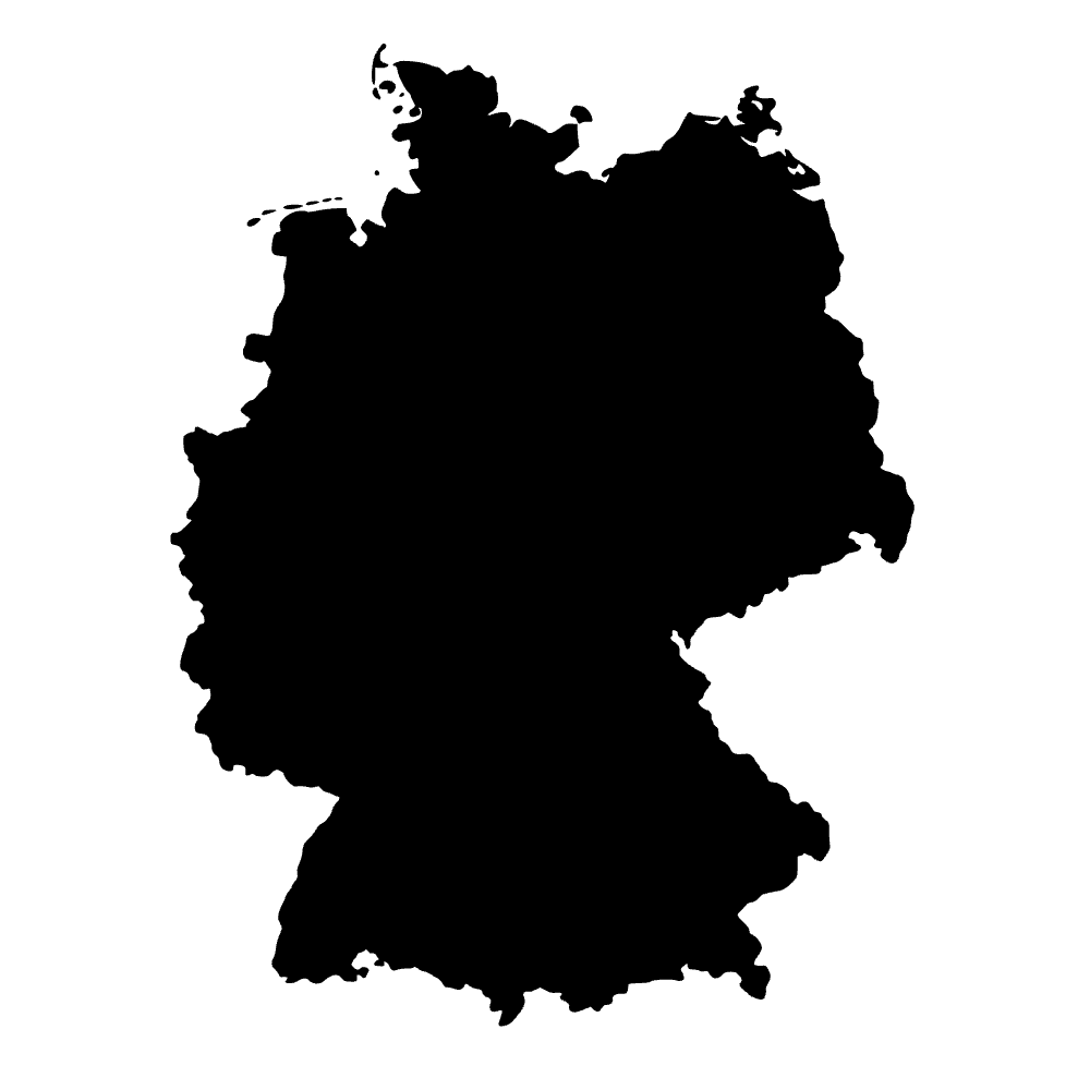 Mapa de Alemania — archivo SVG