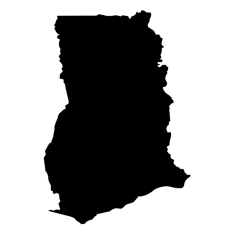 Mapa de Ghana — archivo SVG