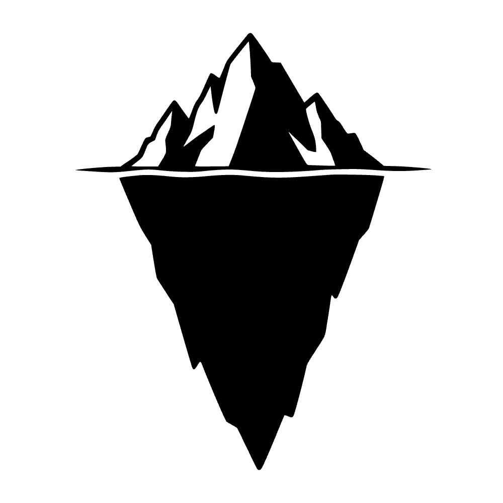 Iceberg flotante — archivo SVG