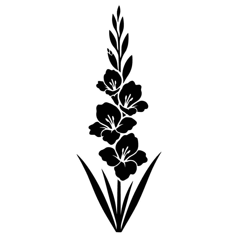Espiga de gladiolo — archivo SVG
