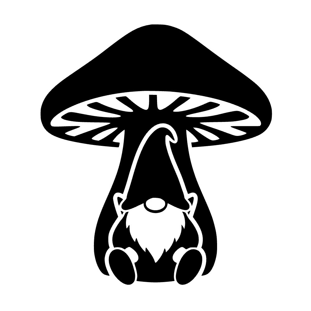 Icono de hongo gnomo — archivo SVG
