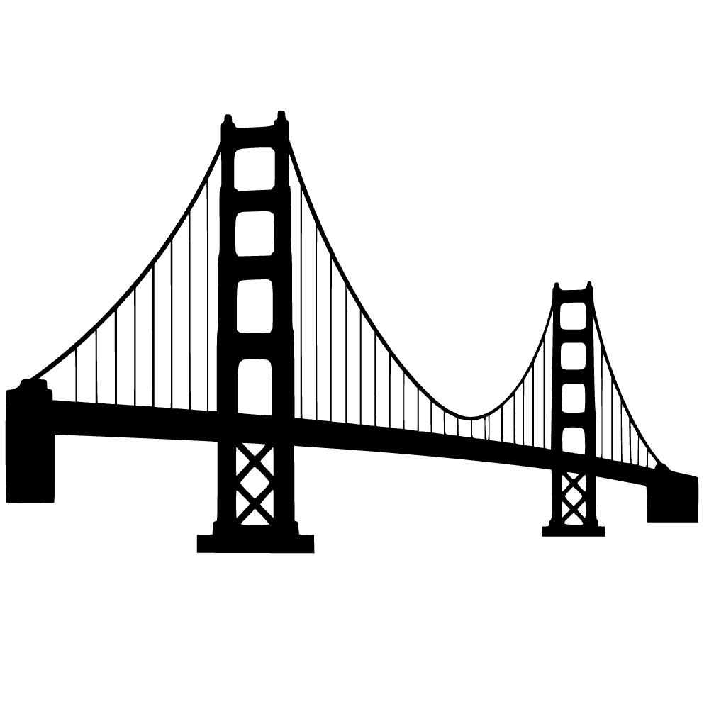 Golden Gate Bridge SVG cut file