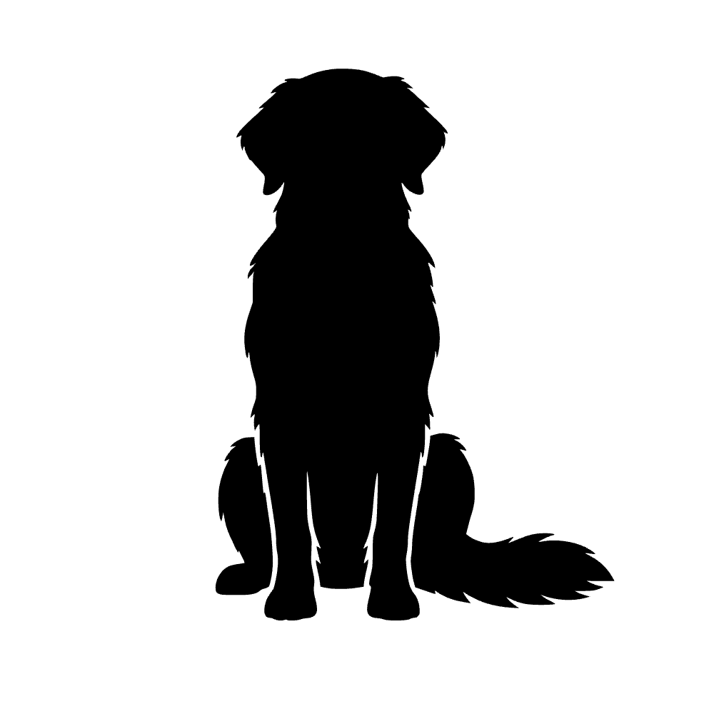 Perro golden retriever — archivo SVG