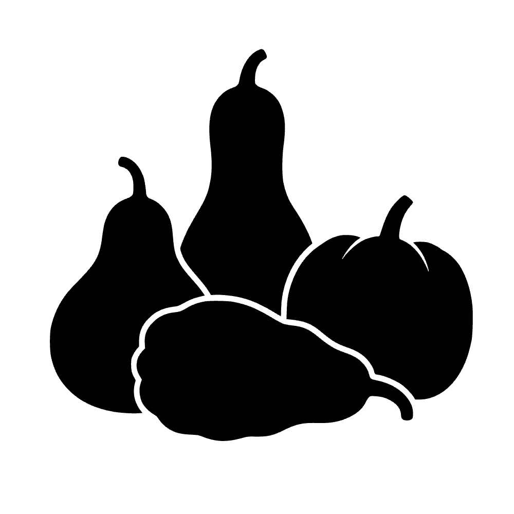Colección de calabazas — vista previa del archivo SVG