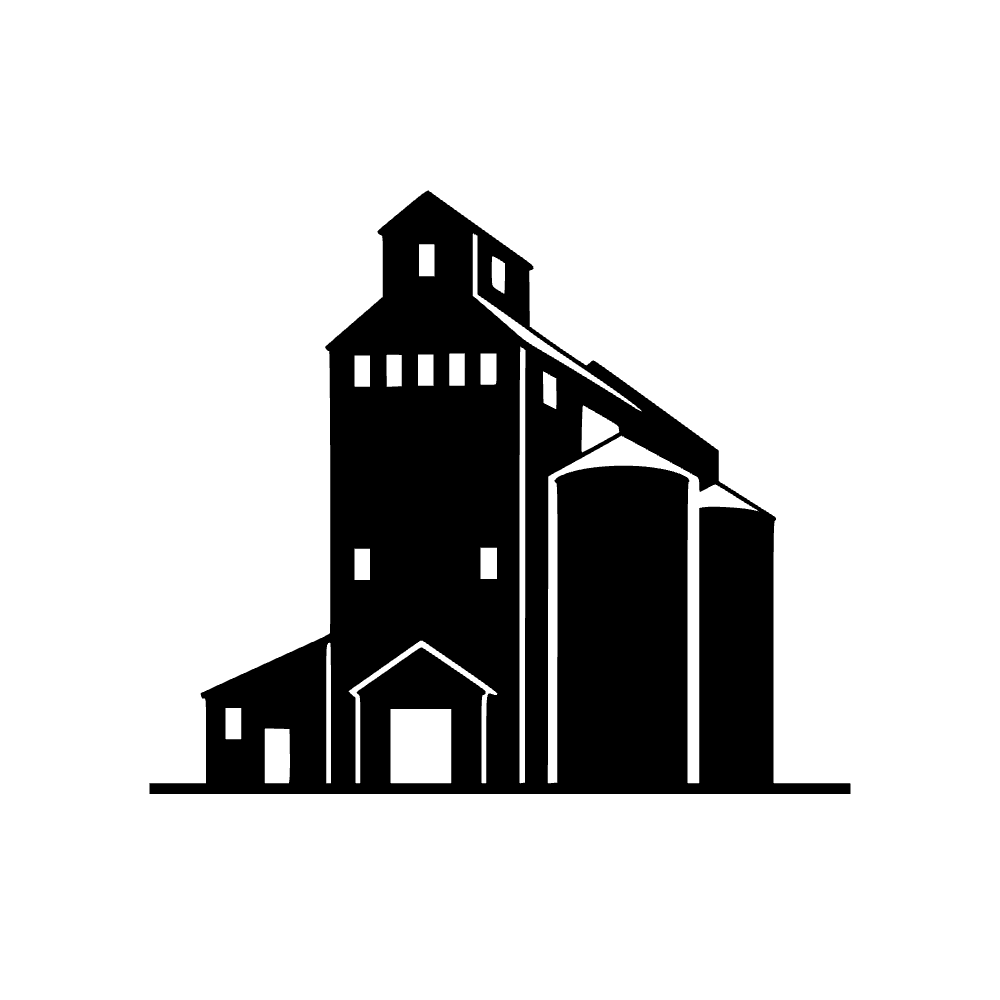 Grain Elevator Icon SVG cut file