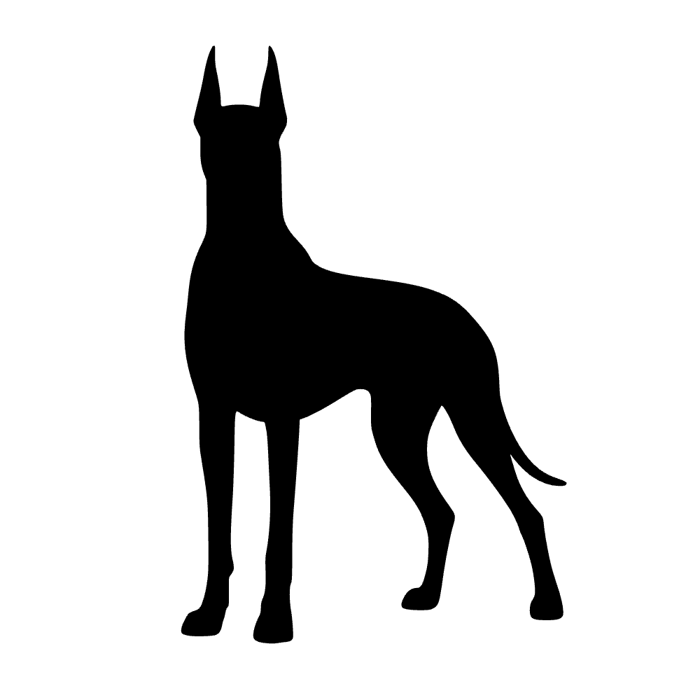 Perro gran danés — archivo SVG