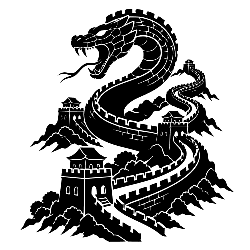 Gran Muralla China — archivo SVG
