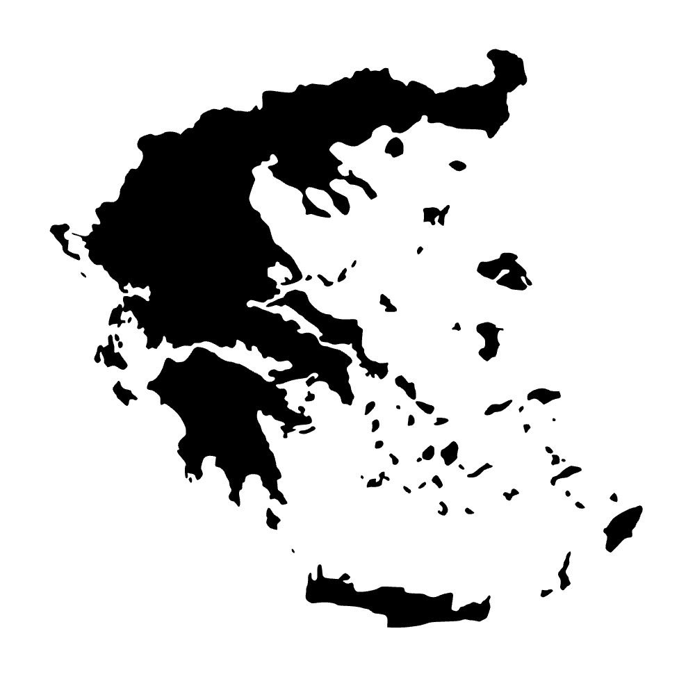Mapa de Grecia — archivo SVG