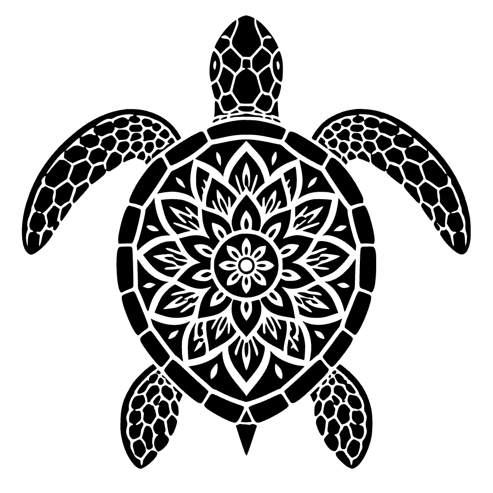 Tortuga verde del mar — archivo SVG