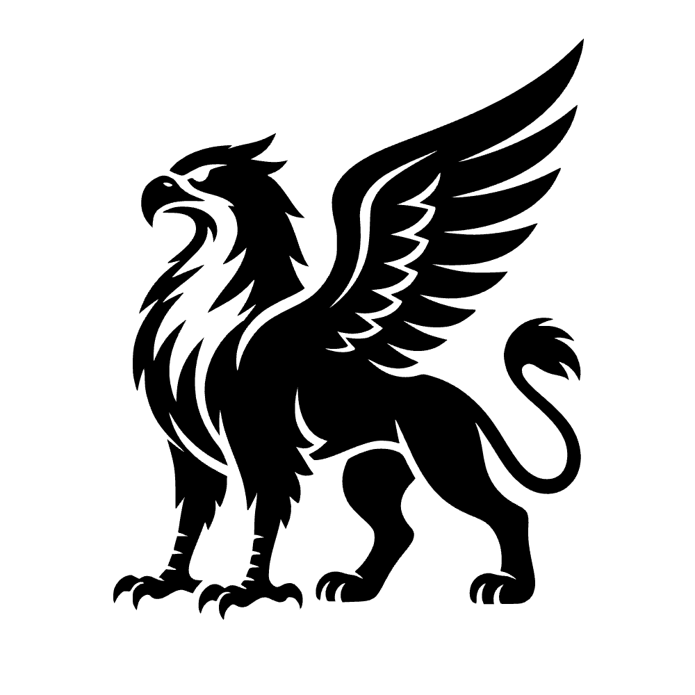 Grifo de pie — archivo SVG