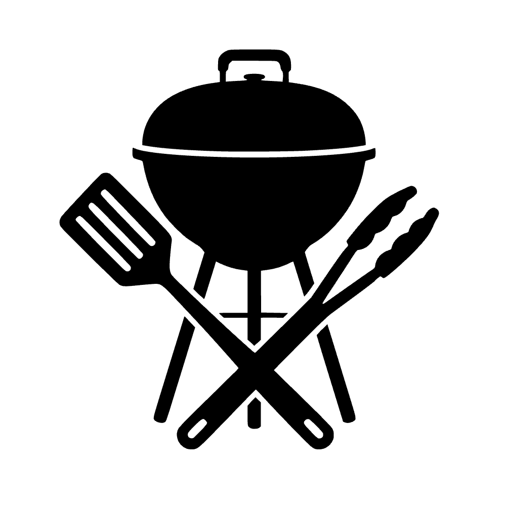 Espátula y pinzas para parrilla — archivo SVG