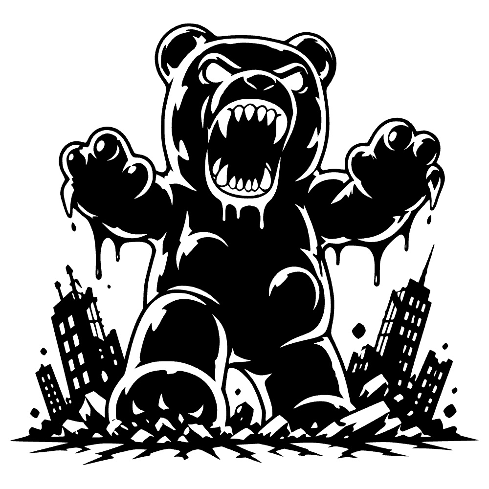 Gummy Bear Mutated Icon SVG SVG cut file preview