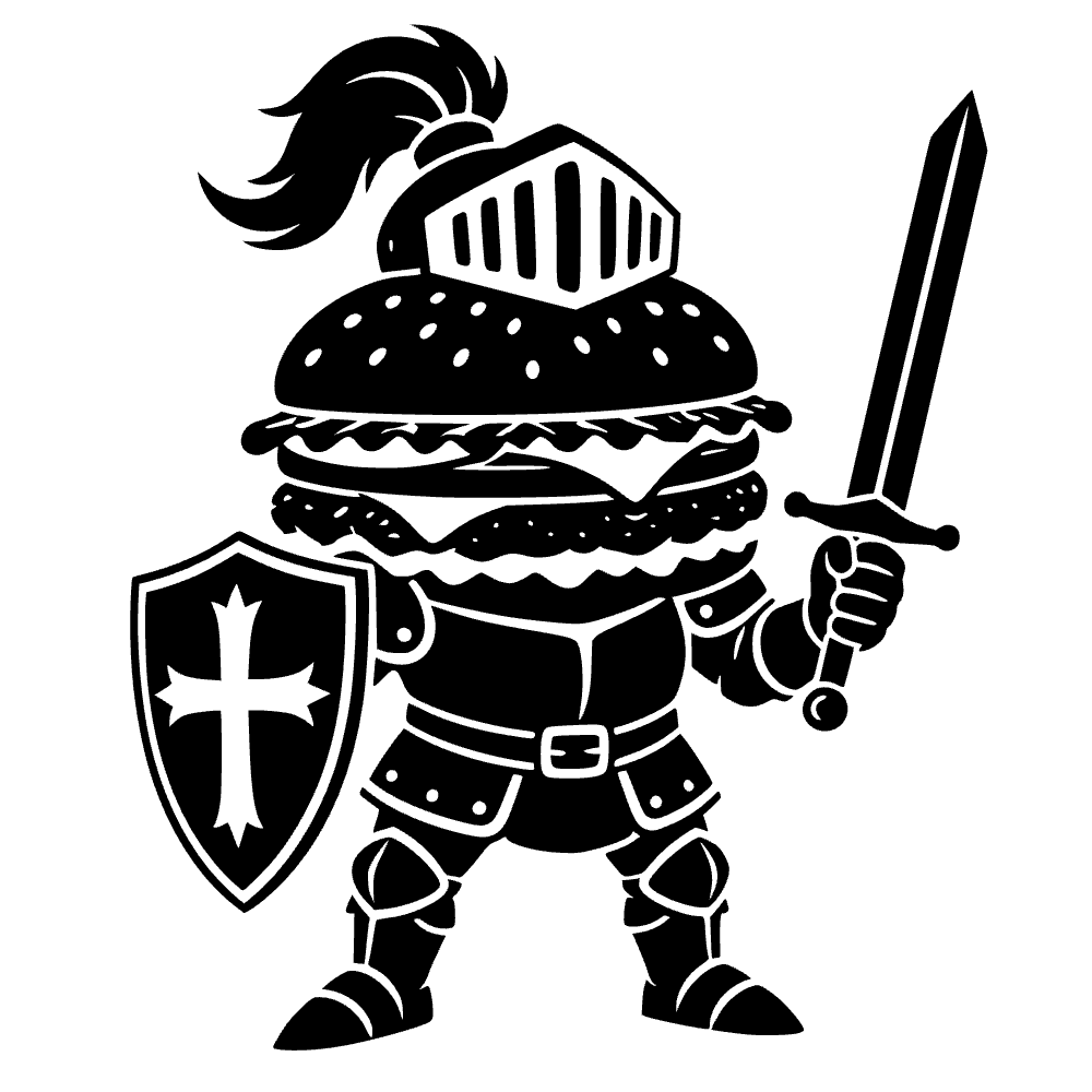 Caballero hamburguesa — archivo SVG