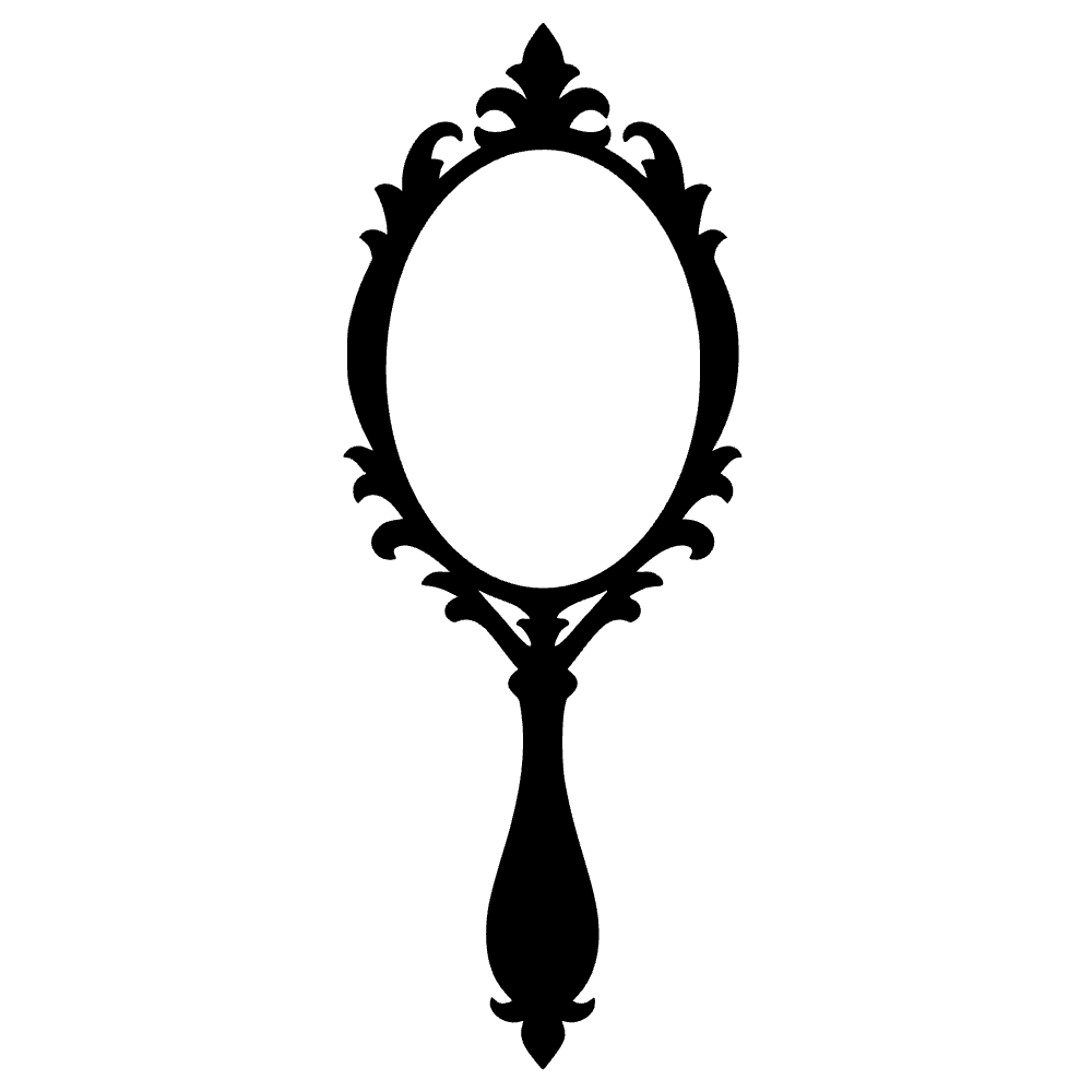 Espejo de mano — archivo SVG