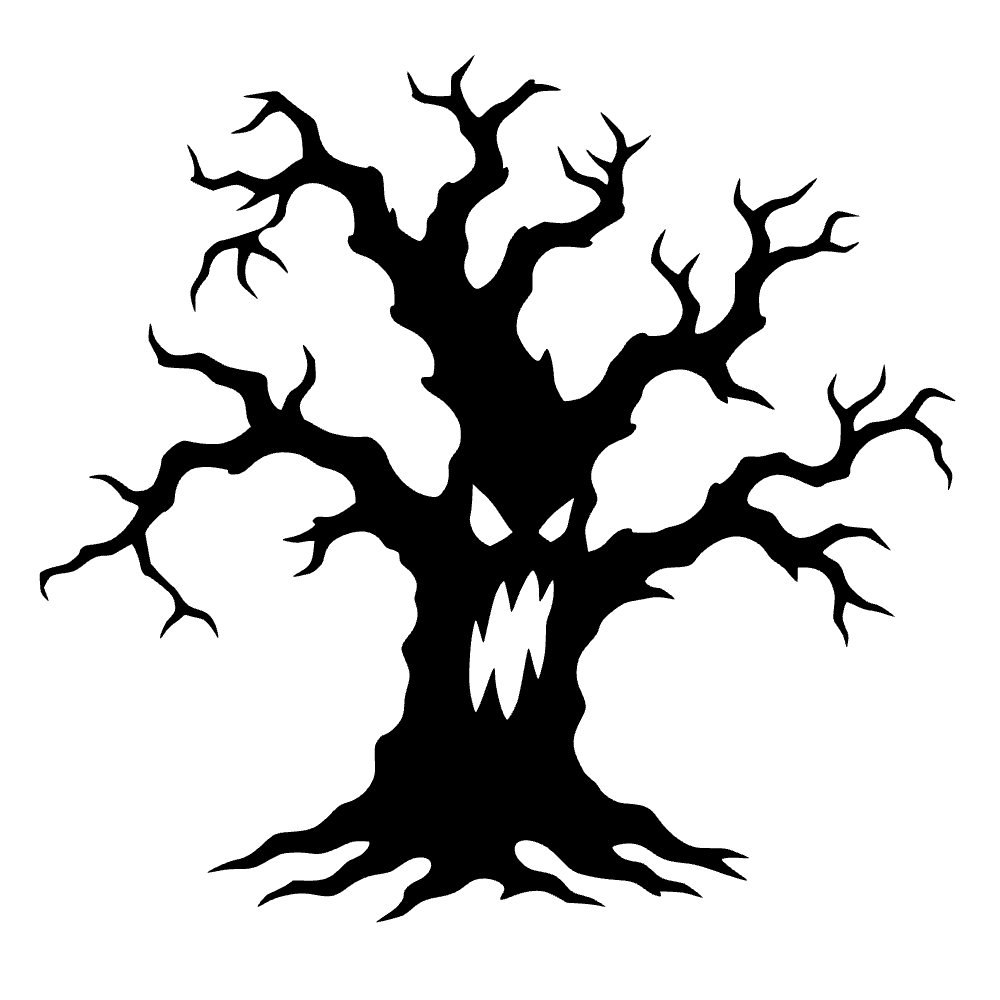 Árbol retorcido embrujado — archivo SVG