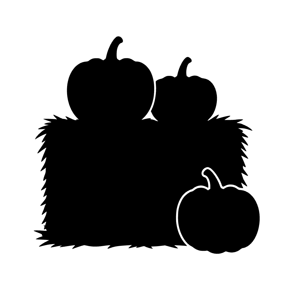 Calabazas en fardo — archivo SVG