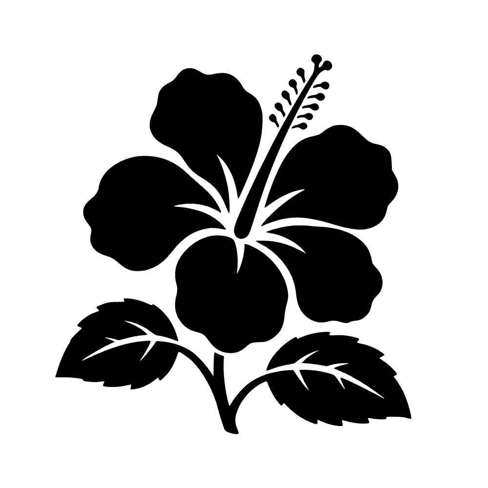 Flor de hibisco — archivo SVG