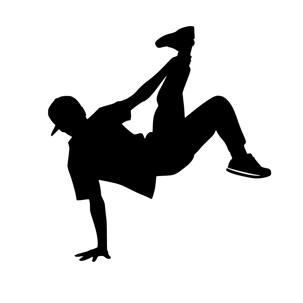 Bailarín de hip hop — archivo SVG