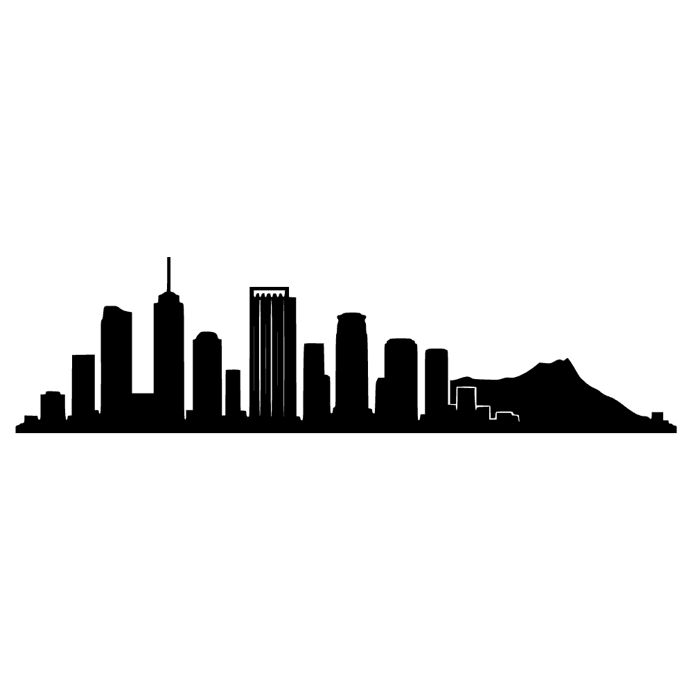 Horizonte de Honolulu — archivo SVG