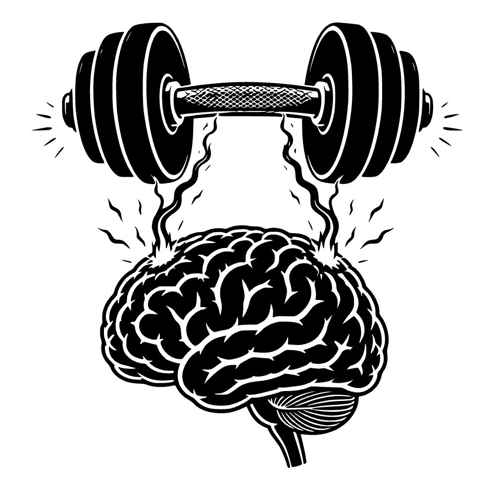 Human Brain Levitating Heavy SVG cut file preview