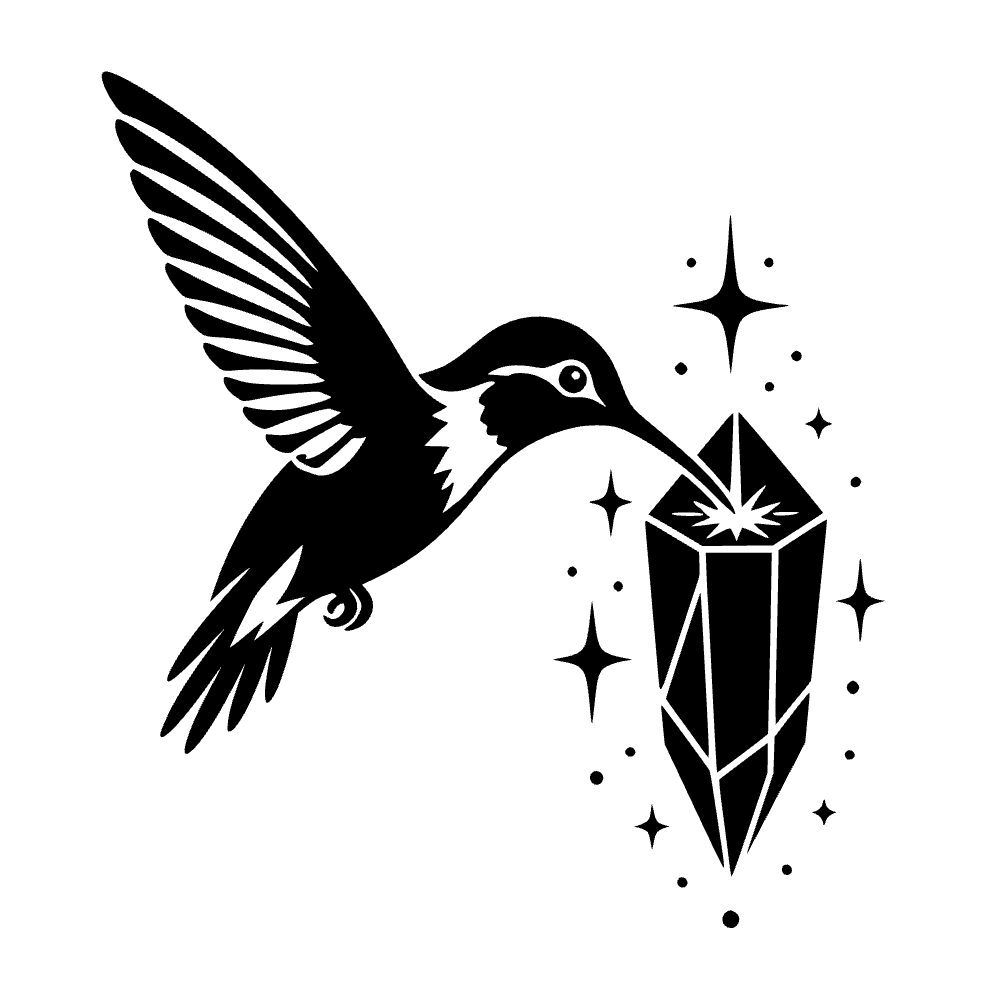 Hummingbird Drinking Nectar SVG cut file preview