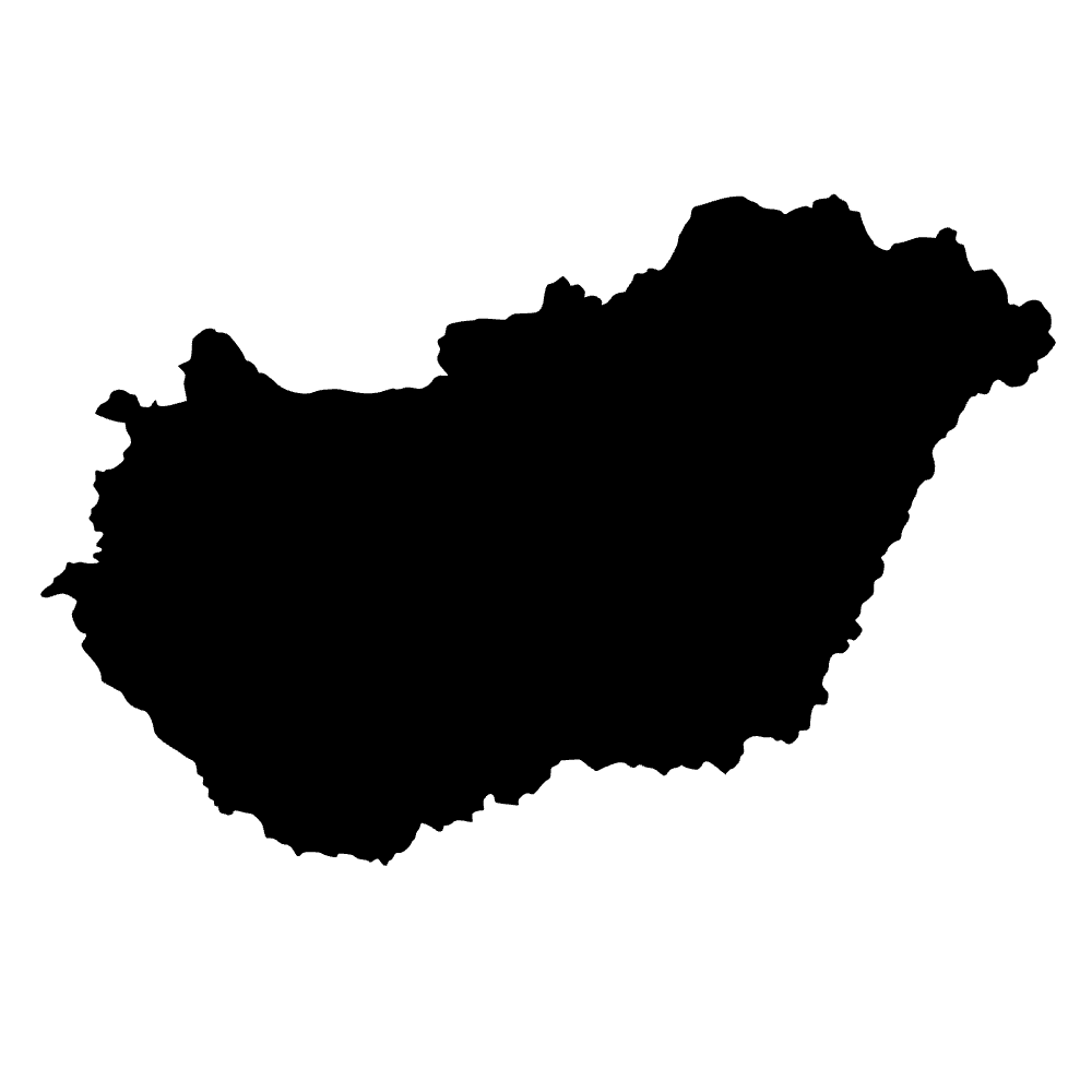 Mapa de Hungría — archivo SVG