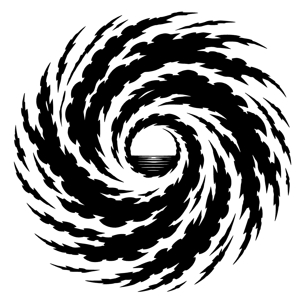 Icono de remolino de huracán — archivo SVG